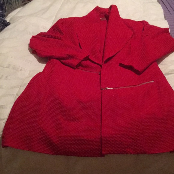 A Nygard large Red Zipper Jacket medium sized brand new - Picture 2 of 2